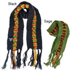 Acrylic Hand-knit Rasta Scarf (Nepal)