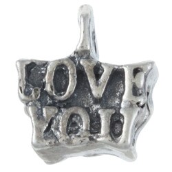 Signature Moments Sterling Silver I Love You Bead