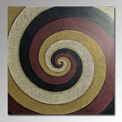 Nyoman Diarta 'Spiral' Abstract Oil Canvas Painting (Indonesia)