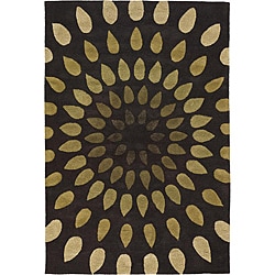 Hand-tufted Mandara New Zealand Wool Rug (9' x 13')