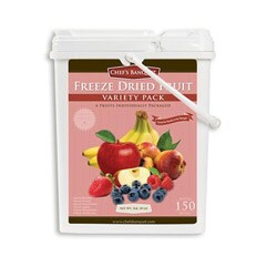 Chef's Banquet Freeze Dried Fruit Variety Bucket