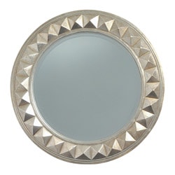 Fantasy Silver Resin Mirror