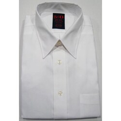 Domani Men's White Cotton Dress Shirt 