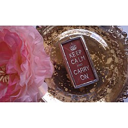 Anna & Rose 'Keep Calm and Carry On' Necklace