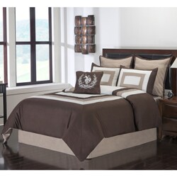 us polo association 7 pc resort tan chocolate comforter us polo association 7 pc resort tan chocolate comforter