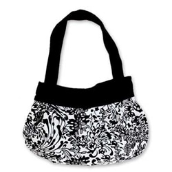 Cotton 'Winter's Memoirs' Large Batik Hobo Shoulder Bag (Indonesia)