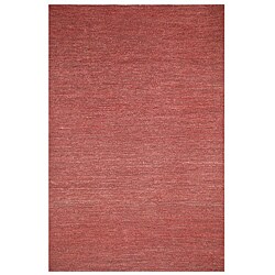 Hand-woven Haneul Pink Hemp Rug (2' x 3')