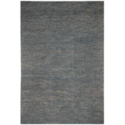 Hand-woven Haneul-01 Grey Hemp Rug (2' x 3')