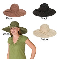 Grossgrain Ribbon Packable Crushable Travel Sun Hat (China)