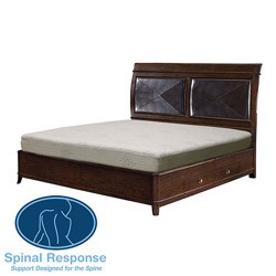 Spinal Response Aloe 8-inch Twin XL-size Smooth Top Memory Foam Mattress