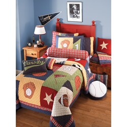 All Sports 3-piece Quilt Set