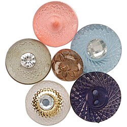 Sparklers Vintage Perfect Pack Non-adhesive Buttons (Pack of 6)