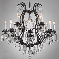 Regent Iron 12-light Chandelier