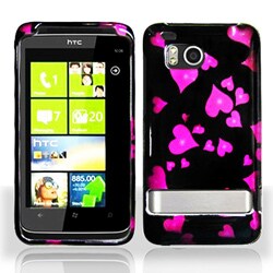 Premium HTC ThunderBolt Raining Heart Protector Case