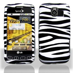 Premium LG Optimus S Zebra Protector Case