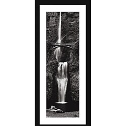 George Lambros 'Cascading Falls' Framed Print