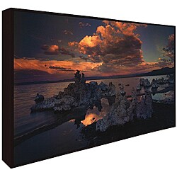 Art Wolfe 'Tufas in Mono Lake, California' Giclee Canvas Art