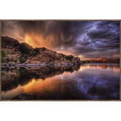 Bob Larson 'Color Storm' Giclee Canvas Art