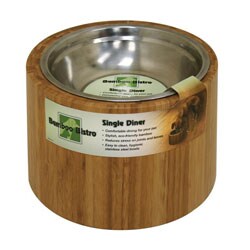 OurPets Bamboo 1.5-quart Dog Feeder