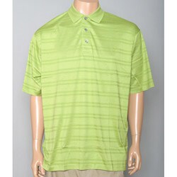 Aureus Men's Midori Shadow Stripe Golf Polo