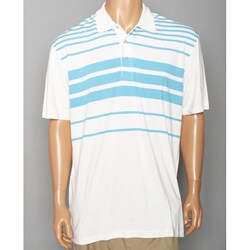 Aureus Men's White Tech Golf Polo