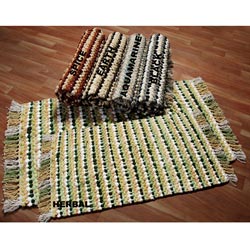 Hand-woven Cimmaron Chindi 2-piece Accent Rug Set (21 x 34 and 27 x 42)