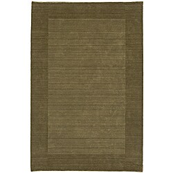 Regency Olive Wool Rug (5' x 7'9)