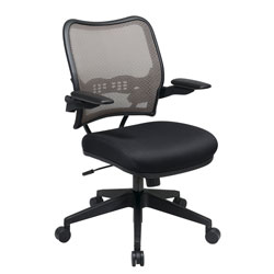 Office Star Deluxe Latte AirGrid Back and Black Mesh Seat Chair
