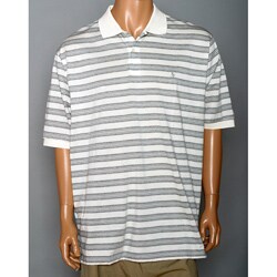 Polo Golf by Ralph Lauren Men's Cream Striped Golf Polo XL