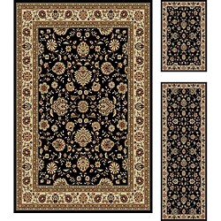 Multi Collection Set of 3 Area Rugs (1'8x2'8, 1'8x5', 5'x7')