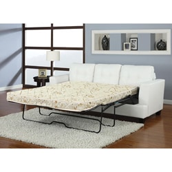 Diamond White Bonded Leather Sleeper