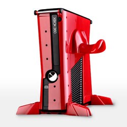 Xbox 360 Slim Vault - Vampire Red - By Calibur 11