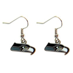 Seattle Seahawks Dangle Logo Earrings
