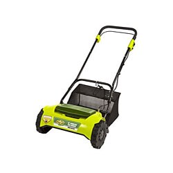 Sun Joe MJ420C Mow Joe 16-in 24-volt Cordless Electric Reel Lawn Mower with Grass Catcher