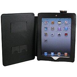 Premium iPad 2 Black Horizontal Leather Case
