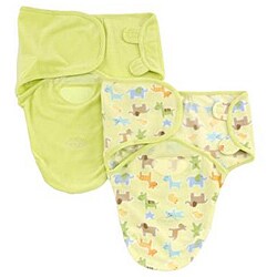 Summer Infant SwaddleMe Microfleece in Kiwi (Pack of 2)