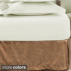 Microsuede 15-inch Drop Bedskirt