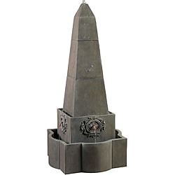 Cartesian Lighted Outdoor Resin Garden Fountain