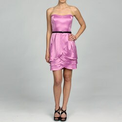 Jessica Simpson Women's Strapless Tiered Dress