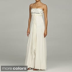 Issue New York Women's Silk Beaded Evening Gown