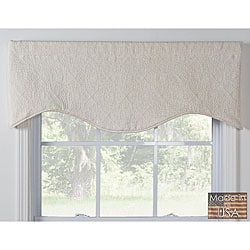 Matelasse Cotton Shaped Valance