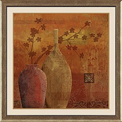 Veronique 'Gold and Spice I' Framed Print Art 