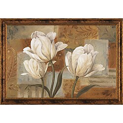 Lisa Audit 'Tulip Waltz I' Framed Print Art 