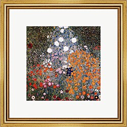 Gustav Klimt 'The Flowery Garden' Framed Art Print