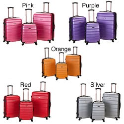 Rockland Melbourne 3-piece Expandable Hardside Spinner Luggage Set