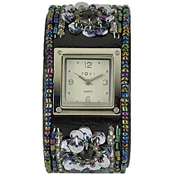 Foci Women's Black Bangle Watch