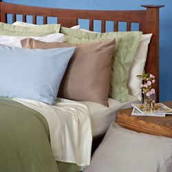 Cotton Rich Sateen 600 Thread Count Split King Wrinkle-resistant Sheet Set