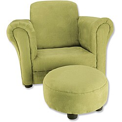 Trend Lab Avocado Toddler Chair and Ottoman