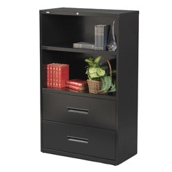 Hirsh HL5000 Series 36-inch Wide 2-drawer 2-shelf Lateral File Cabinet