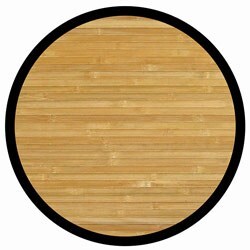 Bathroom Rugs on Natural Brown Border Bamboo Rug 7 Round Overstock Com